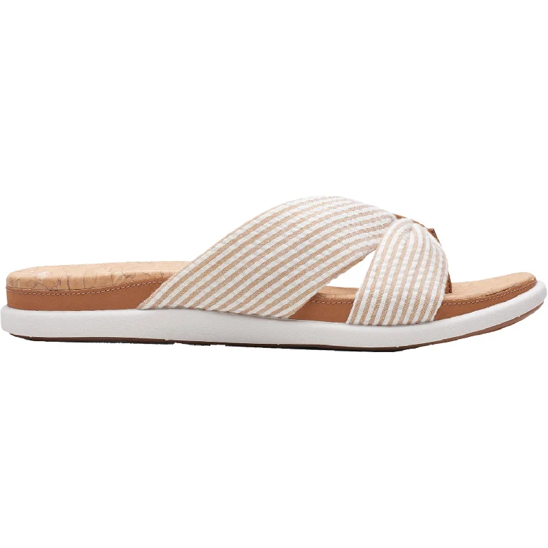 Waterproof men's sandals for water activitiesWomen's Clarks Eliza Shore Natural Canvas