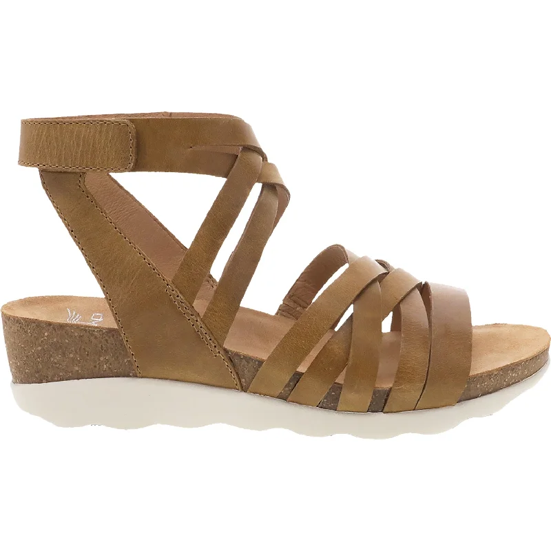 Men's sandals with a shock - absorbing insoleWomen's Dansko Mirabella Tan Waxy Burnished Leather