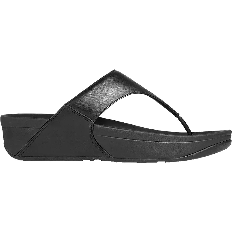 Men's sandals with a flexible sole for easy movementWomen's FitFlop Lulu Black Leather