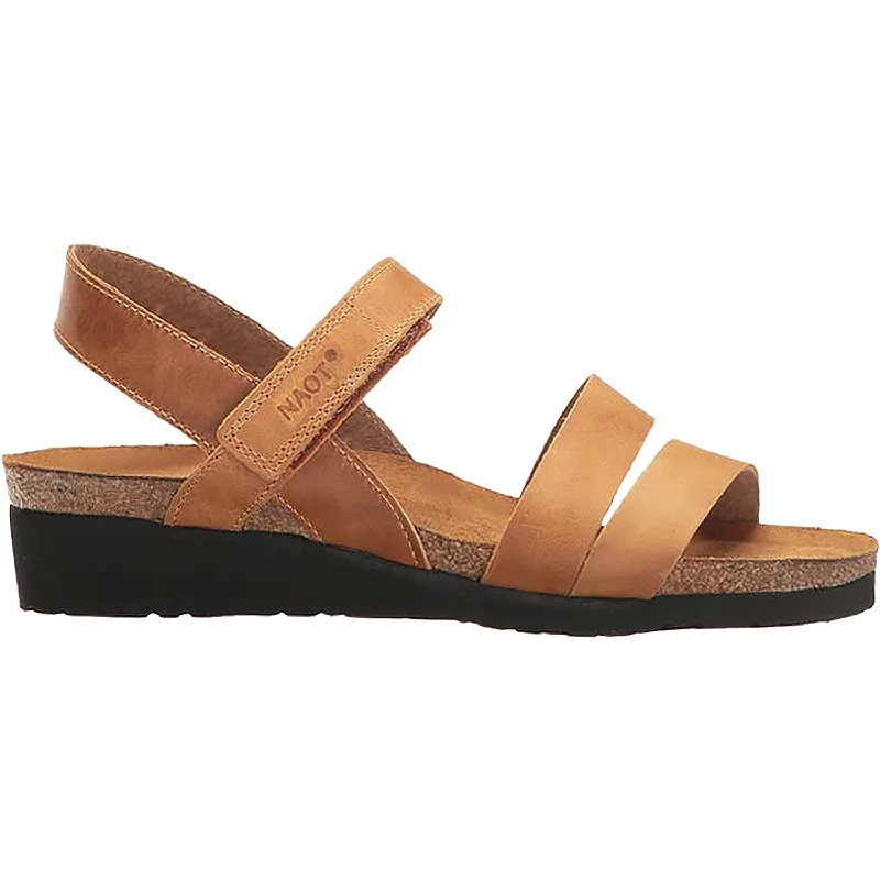 Men's sandals with a buckle closureWomen's Naot Kayla Oily Dune Nubuck