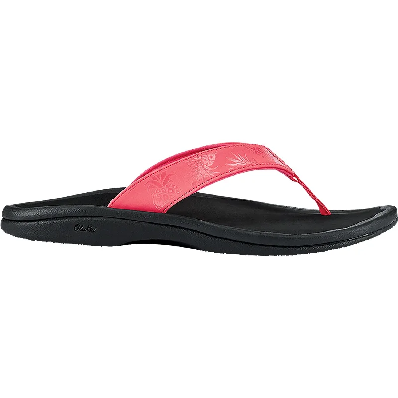 Men's sandals in a neutral color like black or brownWomen's Ohana Paradise Pink/Hua Synthetic