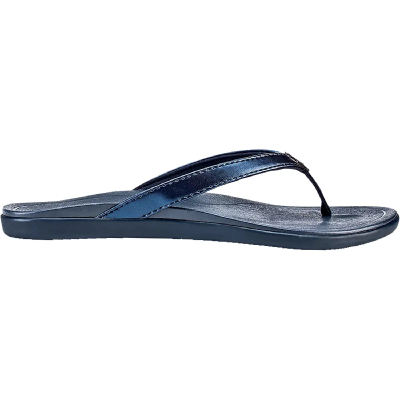 Men's leather sandals with an adjustable strapWomen's OluKai Ho'opio Deepest Depths Synthetic