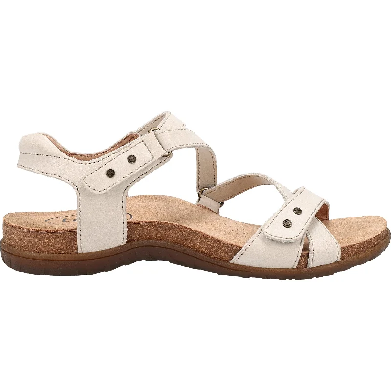 Men's sandals with a toe post designWomen's Taos Grand Z Off White Leather