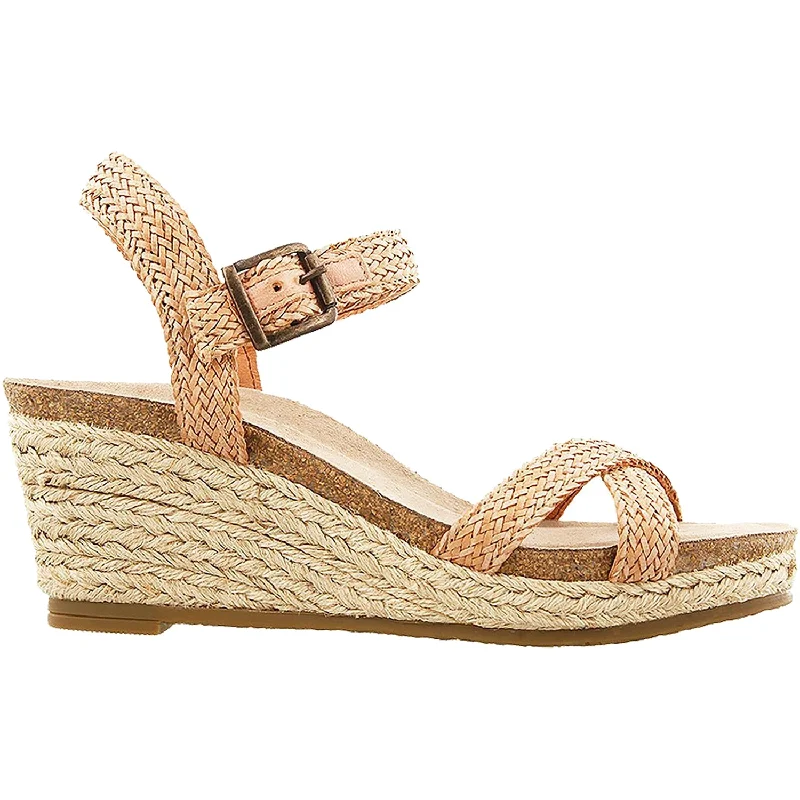 Men's sandals with a decorative buckle or charmWomen's Taos Hey Jute Blush Leather