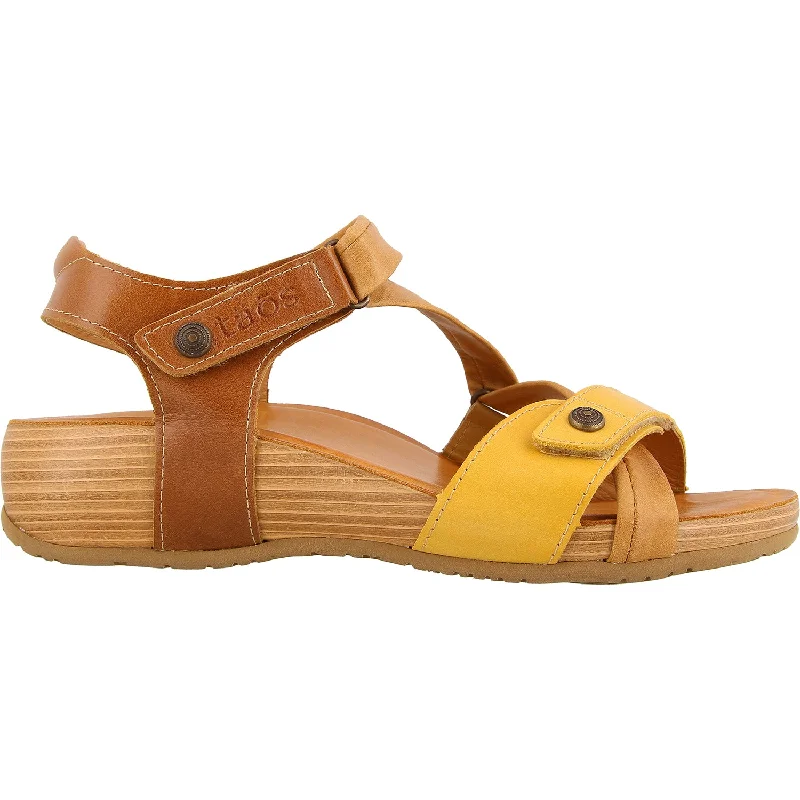 Men's sandals with a stretchy strap for a better fitWomen's Taos Multiverse Tan Multi Leather