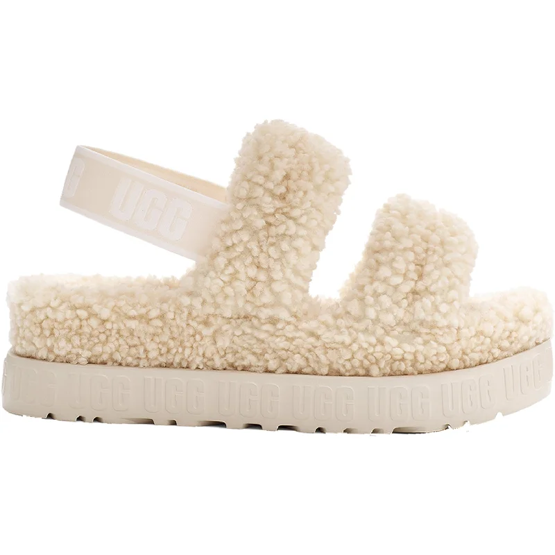 Waterproof men's sandals for water activitiesWomen's UGG Oh Fluffita Natural Sheepskin