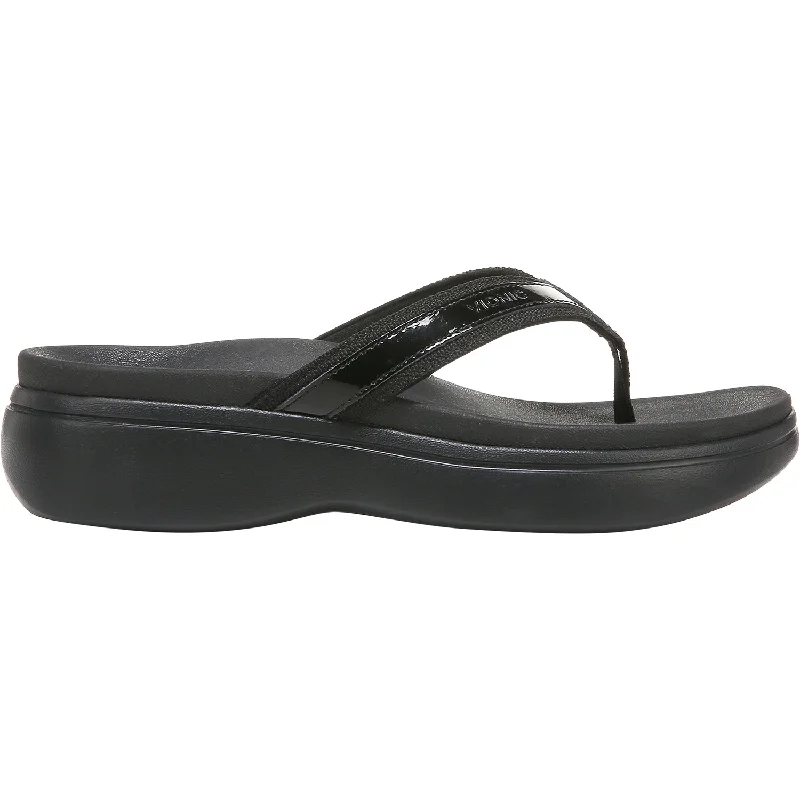 Men's leather sandals with an adjustable strapWomen's Vionic High Tide II Black Leather