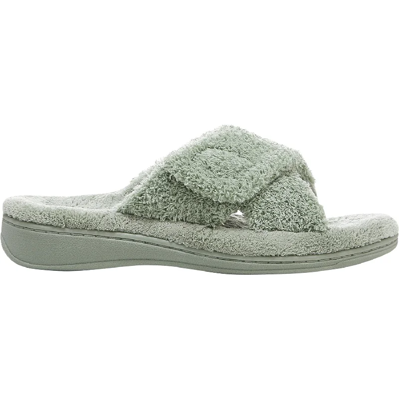 Men's sandals with a leather lining for comfortWomen's Vionic Relax Slippers Basil Terrycloth