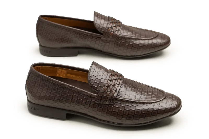 Men's loafers with a stretchy side panel for a better fitLOGO 10066 BRC