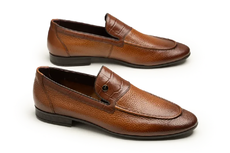 Men's loafers with a smooth leather finishLOGO 1059 BRC