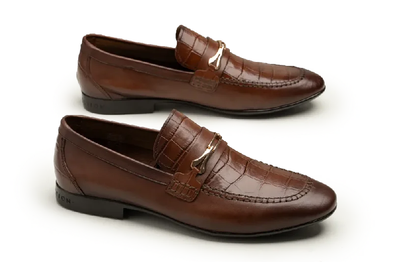 Men's loafers with a pointed toe for a stylish appearanceLOGO 11007 BRC