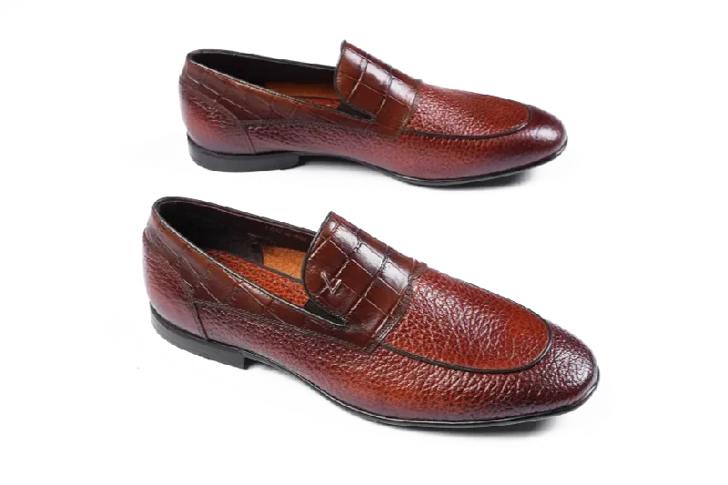 Men's loafers in a neutral color like black or brownLOGO 11018 BRM