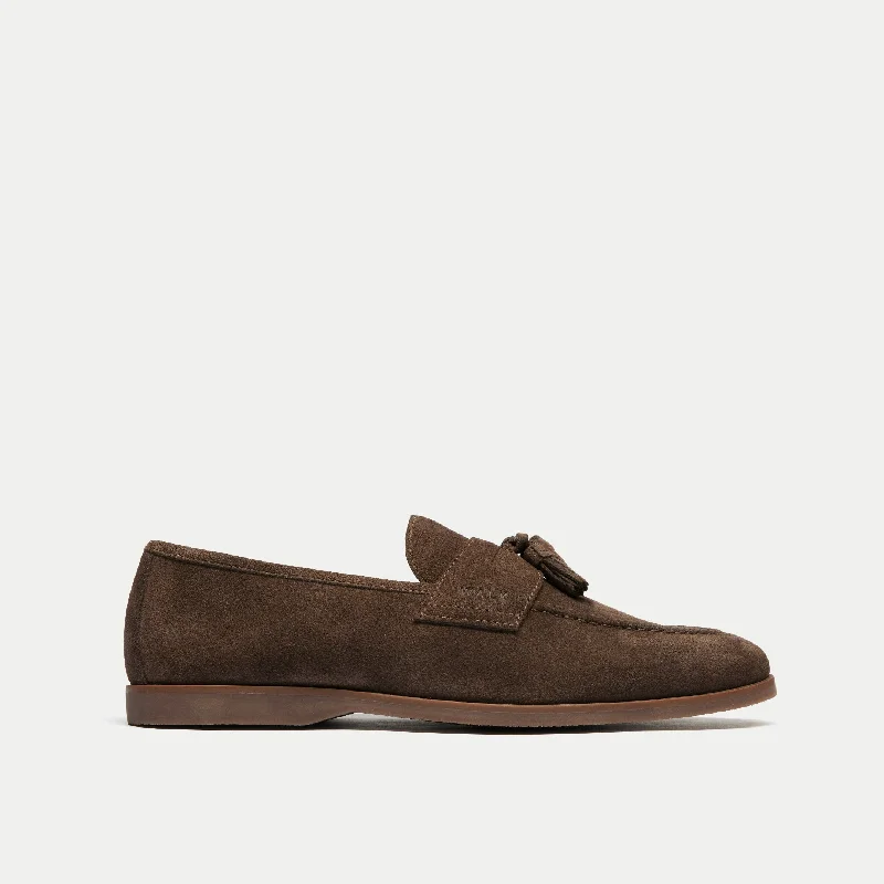 Suede men's loafers for a soft and luxurious feelAngelo Tassel Loafer