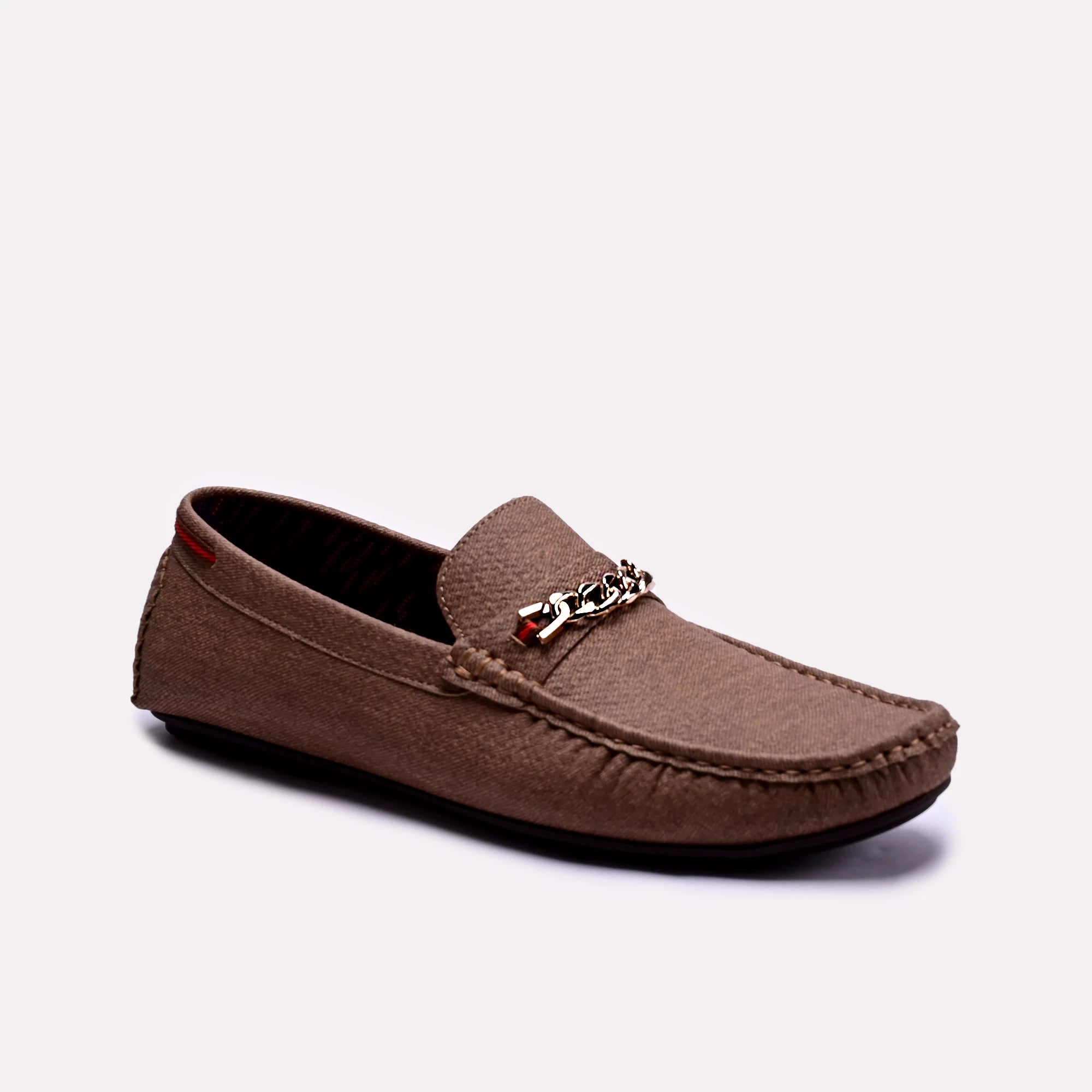 Men's loafers with a rubber sole for durabilityArron Brown Chain Loafers 0130785