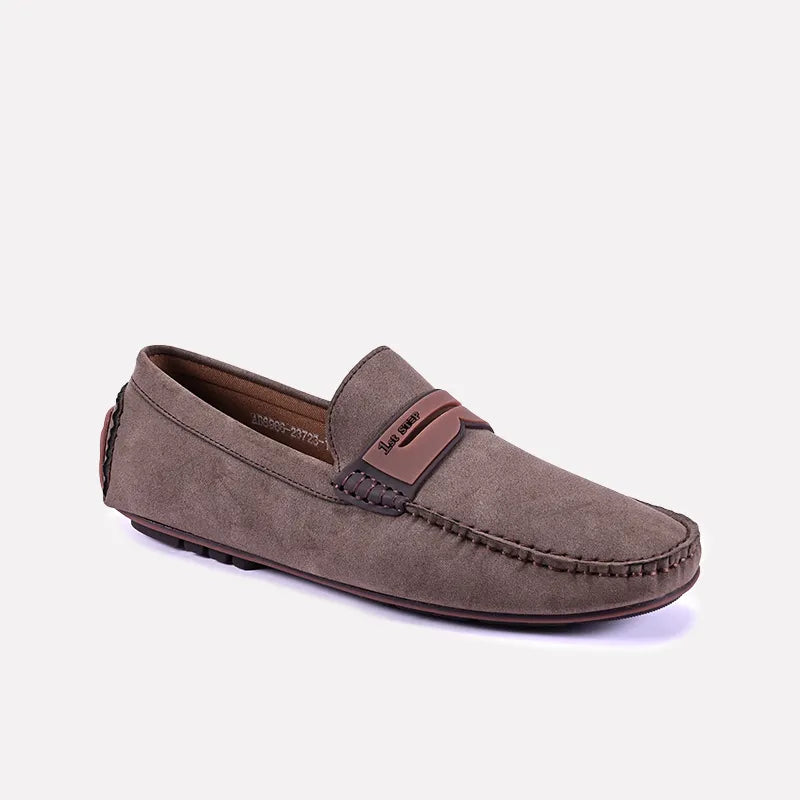 Men's loafers with a low - heeled designBenedict Brown Penny Loafers 0130824