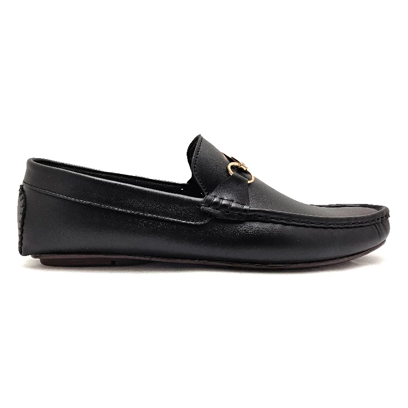 Men's loafers with a contrast stitching detailBlack Casual Loafer