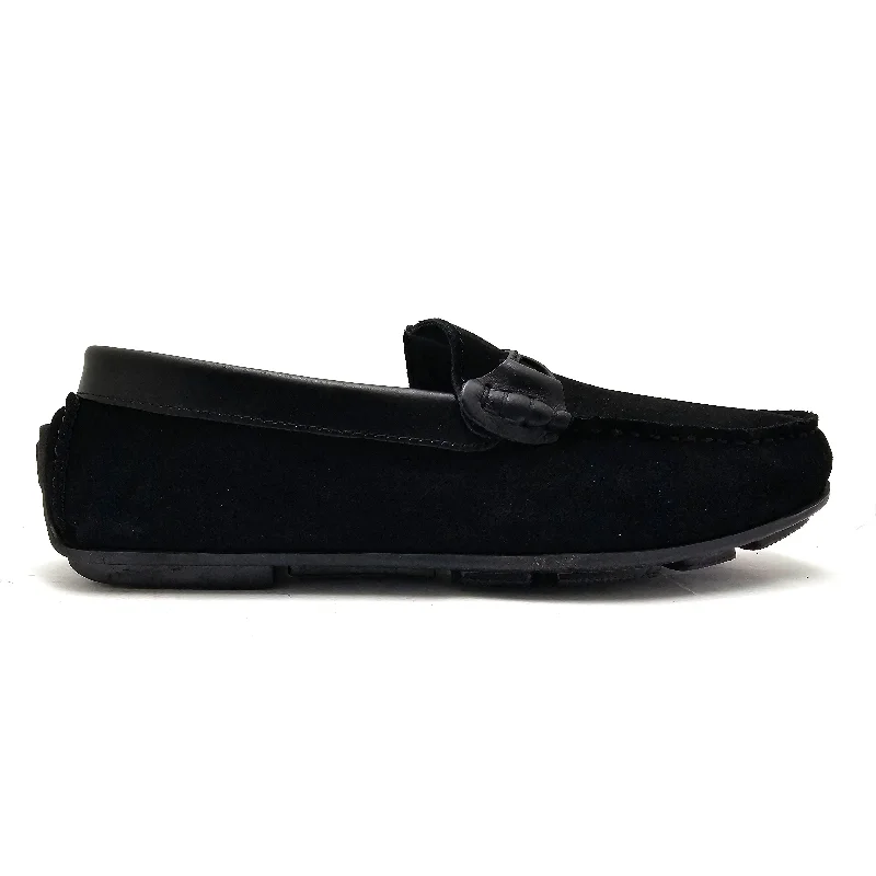 Suede men's loafers for a soft and luxurious feelBlack Nubic Casual Loafer