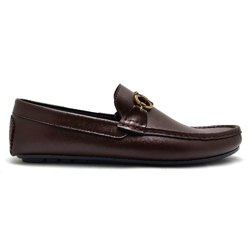 Slip - on men's loafers for easy wearBrown Casual Loafer