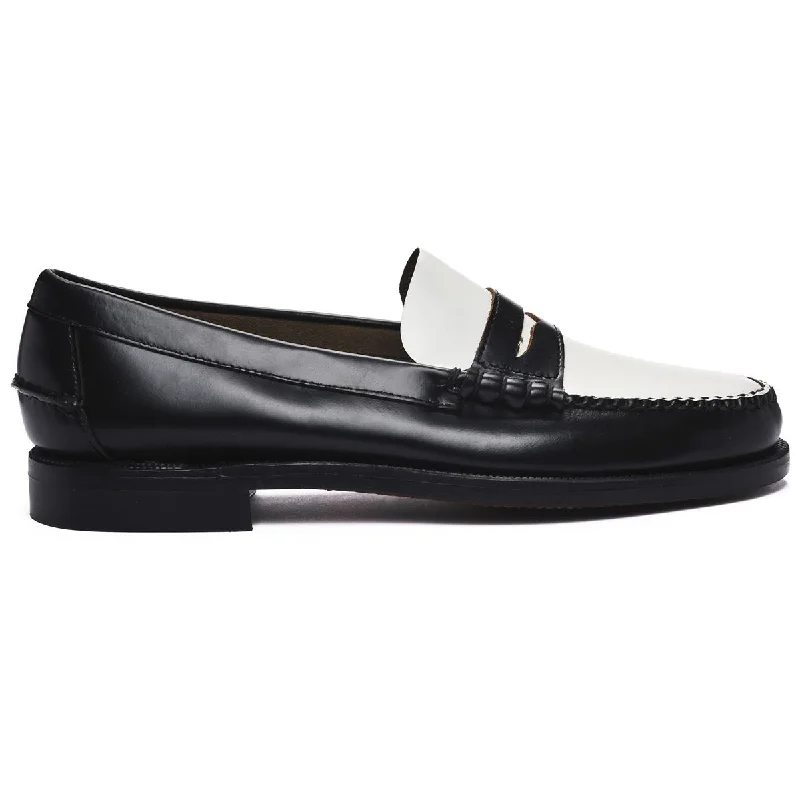 Men's loafers with a rubber sole for durabilityClassic Dan - Black & White