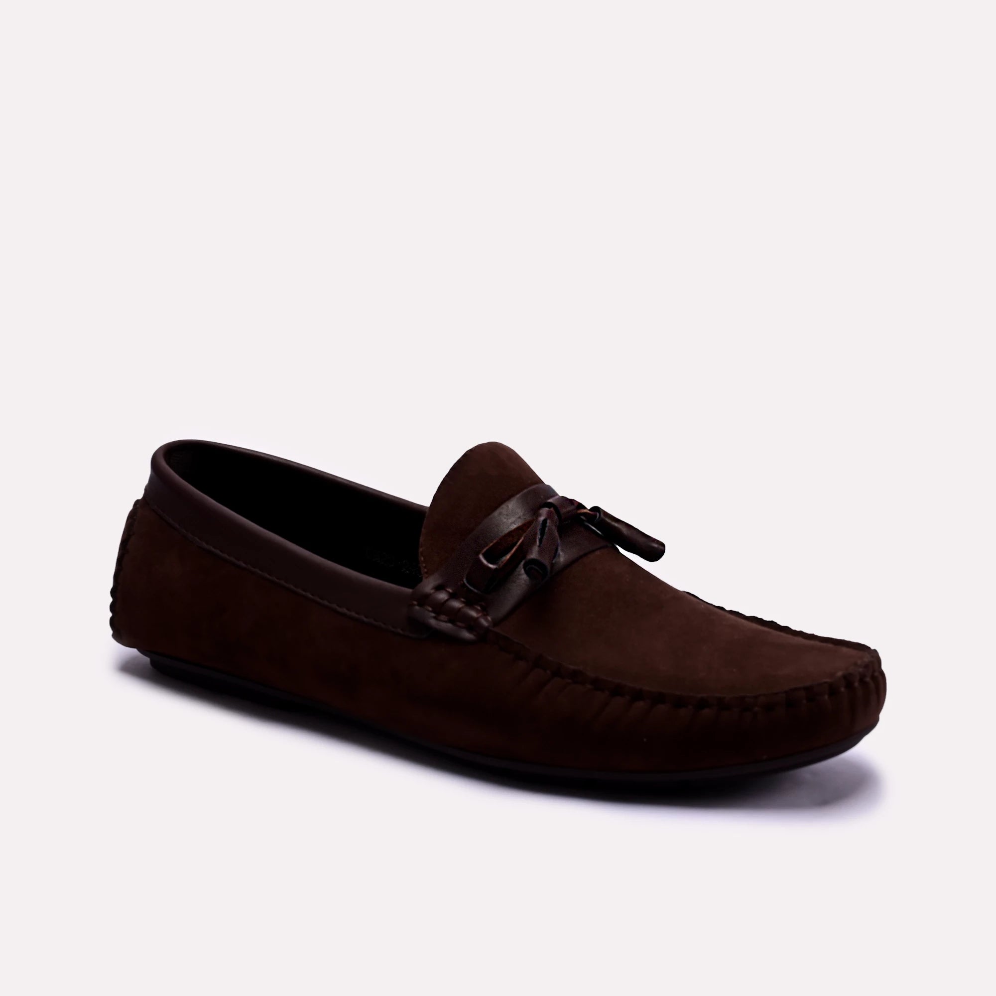 Men's loafers with a stretchy side panel for a better fitCraig Brown Moccasin Loafers 0130787