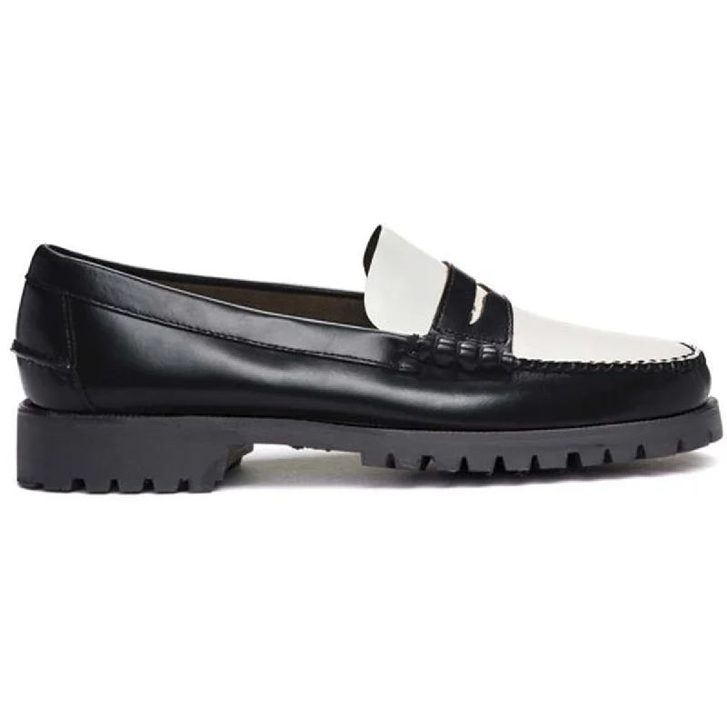 Men's loafers with a tassel front for a classic lookDan Lug - Black & White