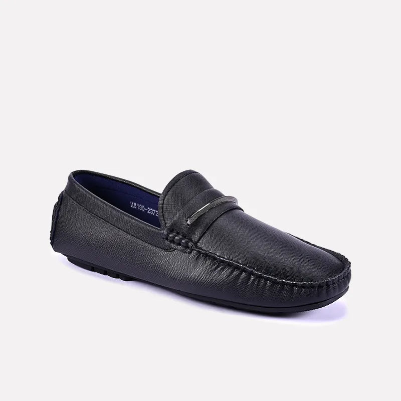 Men's loafers with a leather lining for comfortEdwin Black Classic Loafers 0130826