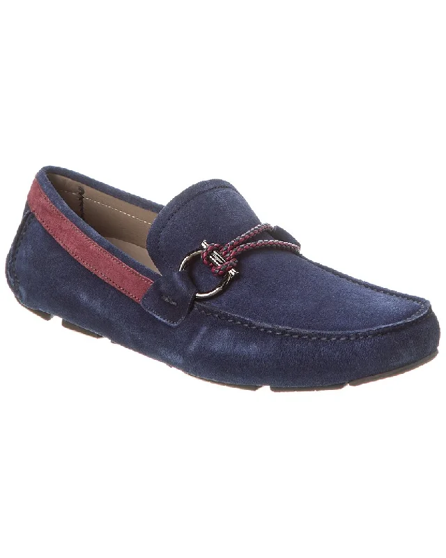 Men's loafers with a leather lining for comfortFerragamo Evolo Suede Loafer