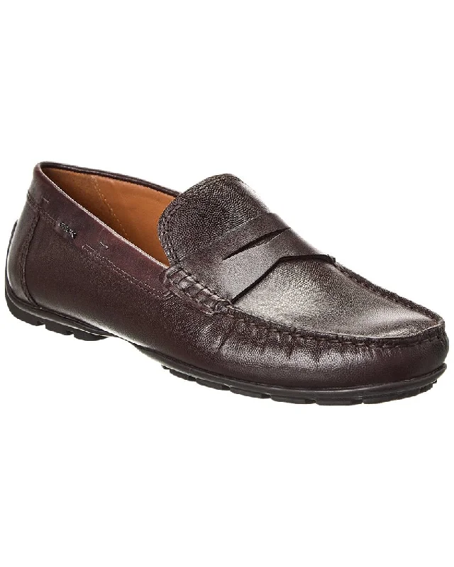 Suede men's loafers for a soft and luxurious feelGeox Moner Leather Loafer