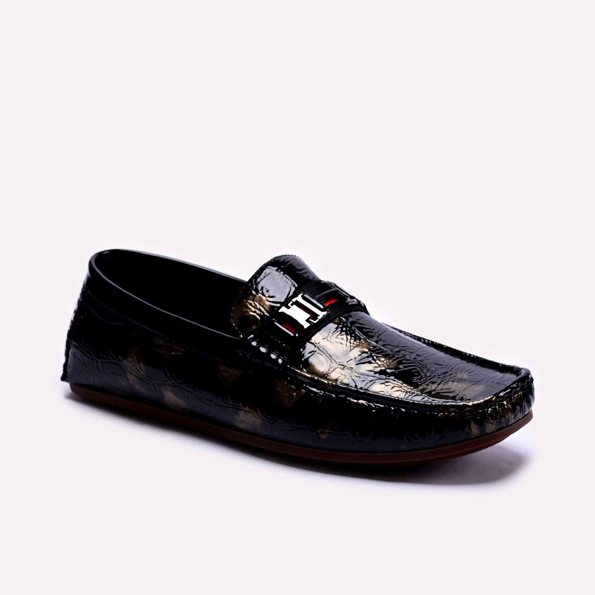 Men's leather loafers with a penny slotJeff Brown Tortoise Loafers 0130791