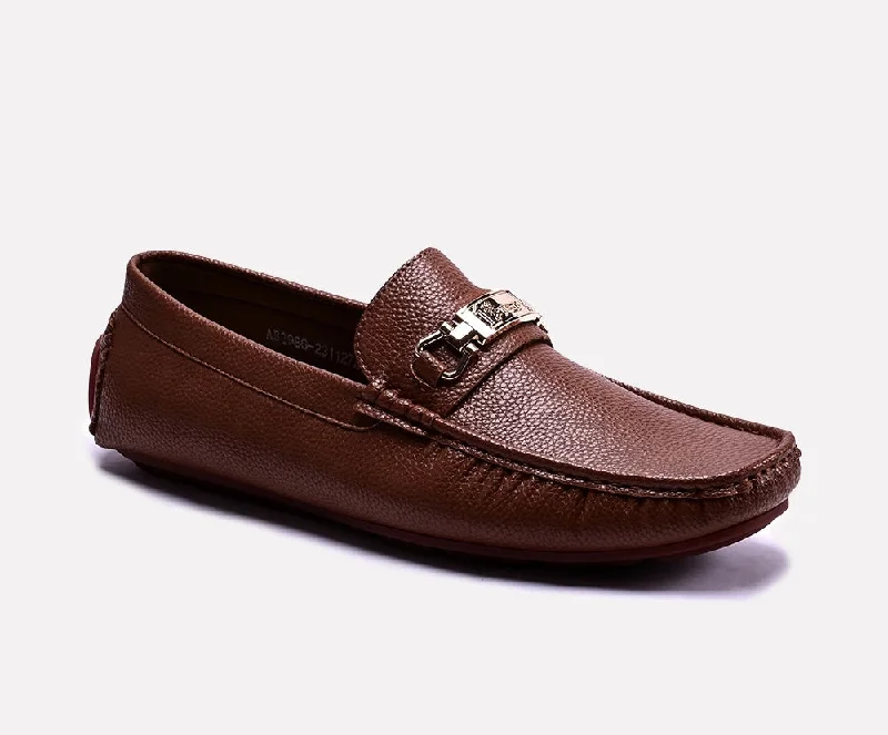 Men's loafers with a pointed toe for a stylish appearanceMark Mustard Loafers 0130796