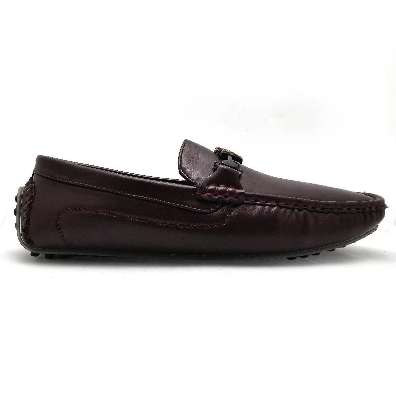 Men's loafers with a pointed toe for a stylish appearanceMaroon Casual Loafer