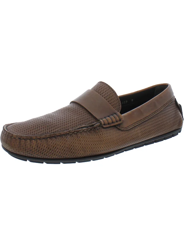 Men's loafers with a leather lining for comfortMens Faux Leather Loafers