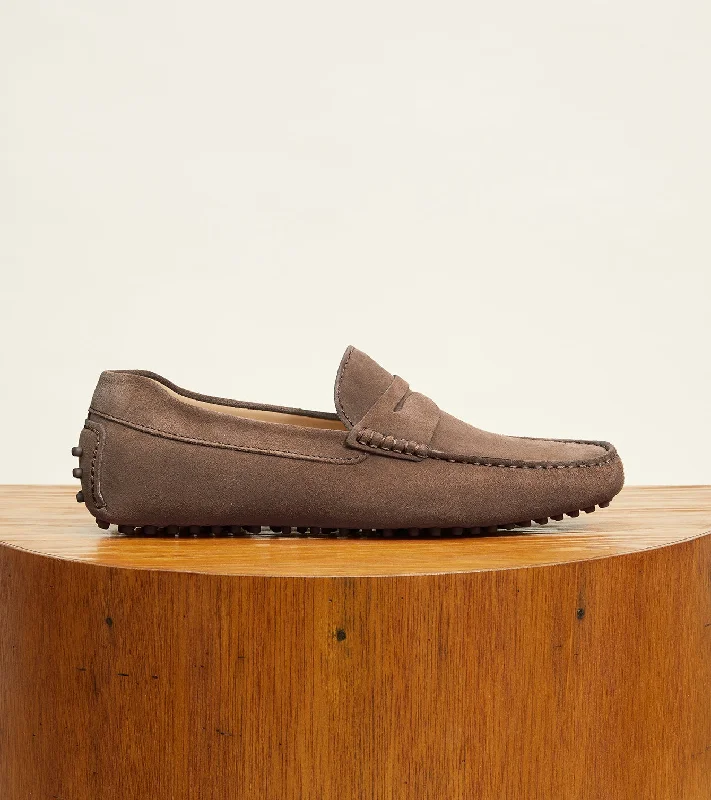 Men's leather loafers with a penny slotParker