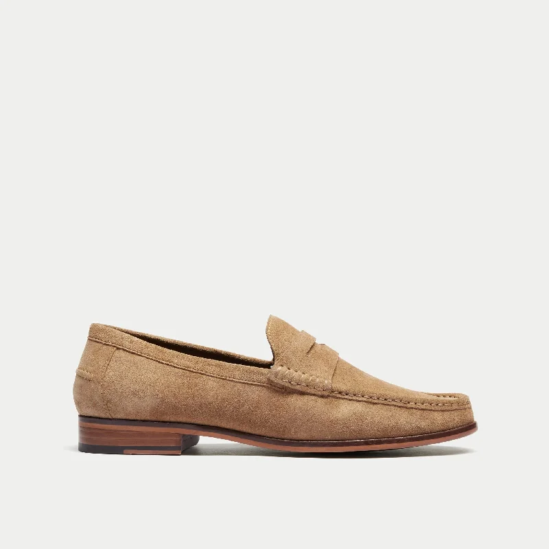 Men's leather loafers with a penny slotTino Saddle Loafer