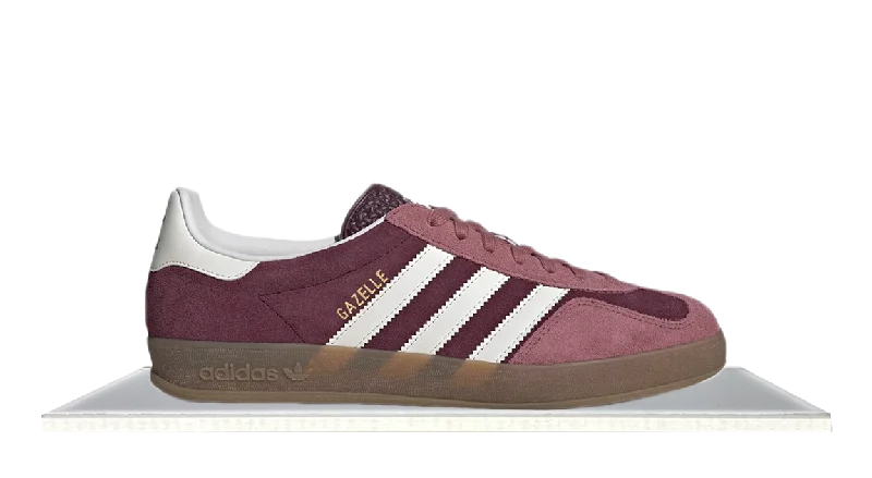 Men's multi - colored sneakers with a gradient effectAdidas Gazelle Indoor Maroon Preloved Crimson