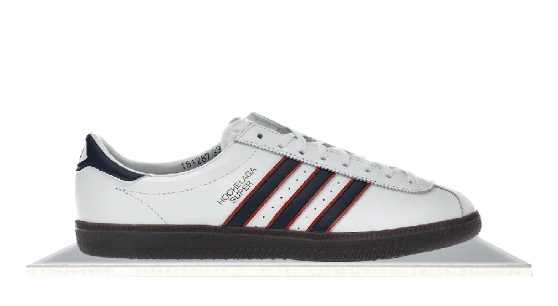 Men's high - performance basketball sneakers with air cushioningadidas Hochelaga SPZL Cloud White Collegiate Navy