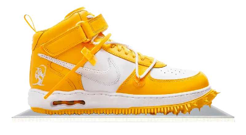 Men's performance - driven running sneakers for marathonsAir Force 1 Mid Off-White Varsity Maize