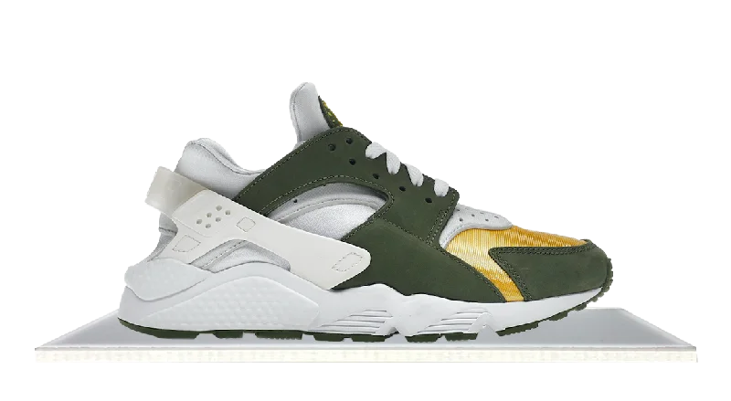 Men's sneakers with a removable insole for easy cleaningAir Huarache Stussy Dark Olive (2021)