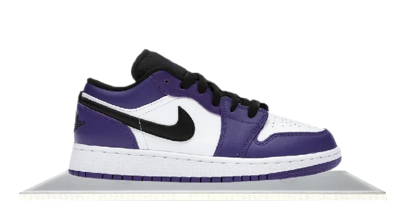 Men's tennis sneakers with a non - slip outsoleAir Jordan 1 Low Purple