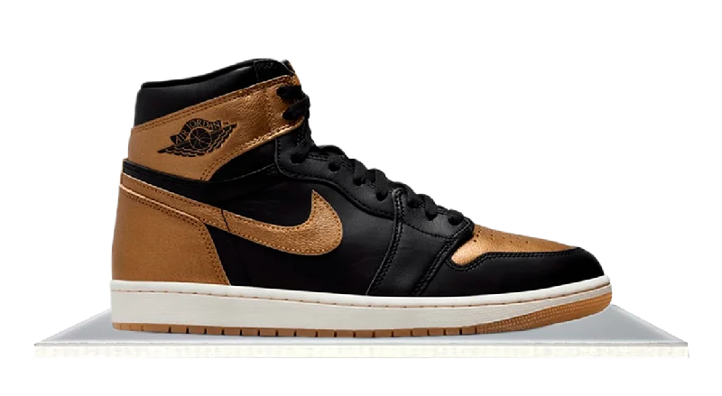 Men's affordable yet stylish sneakers for everyday wearAir Jordan 1 High Black Metallic Gold