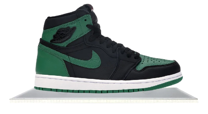 Men's casual leather sneakers with a distressed finishAir Jordan 1 High Pine Green