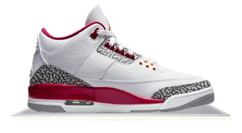 Men's waterproof hiking sneakers with a Gore - Tex liningAir Jordan 3 Cardinal Red