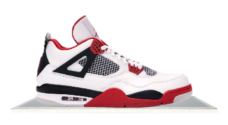 Men's multi - colored sneakers with a gradient effectAir Jordan 4 Fire Red (2012)