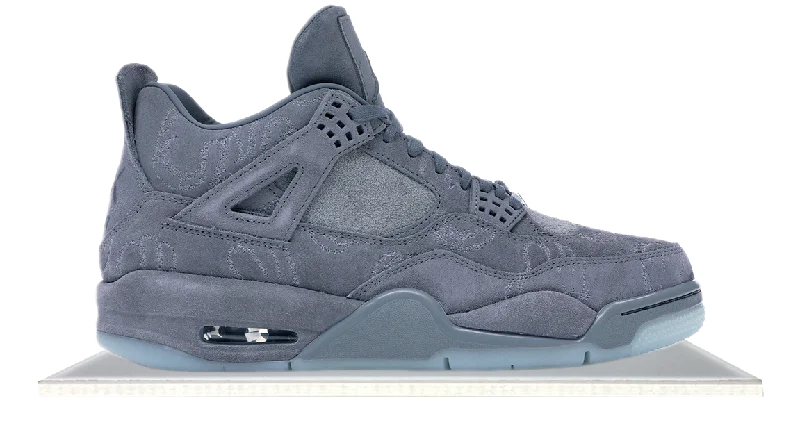 Men's fashion - forward sneakers with a unique tongue designAir Jordan 4 Kaws Cool Grey