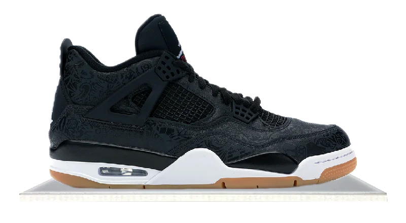 Men's breathable sneakers for hot summer daysAir Jordan 4 Retro Laser Black Gum (2019)