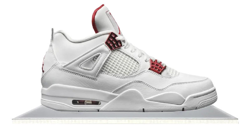 Men's lifestyle sneakers with a premium material constructionAir Jordan 4 Metallic Red