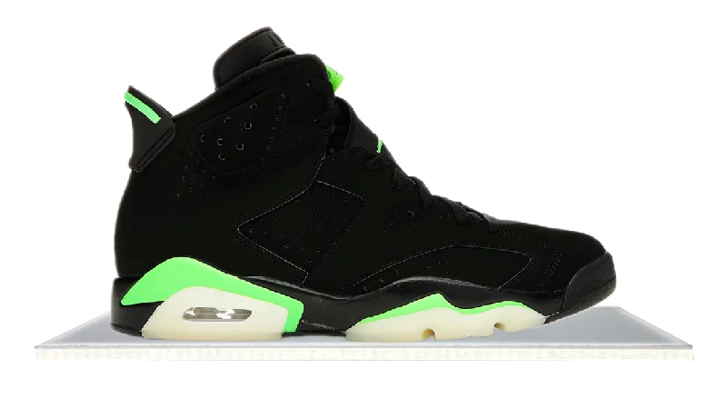 Men's low - top canvas sneakers with a floral printAir Jordan 6 Electric Green