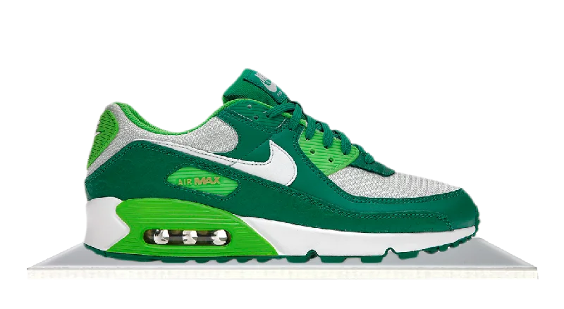 Men's casual sneakers with a woven upper for a unique textureAir Max 90 St Patricks Day (2021)