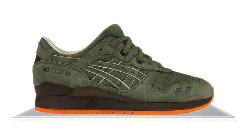 Men's casual sneakers with a woven upper for a unique textureASICS Gel-Lyte III Ronnie Fieg Militia (Special Box)