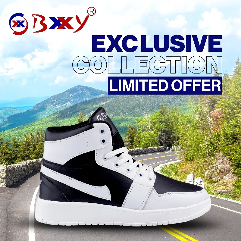 Men's wide - width sneakers for a comfortable fitBxxy's High-end Fashion Lace-up Sports Casual Shoes for Men